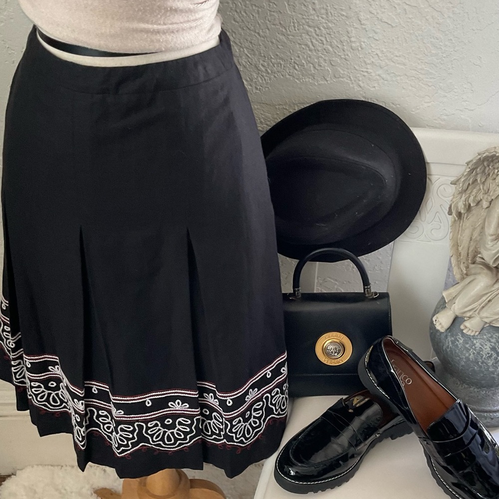 Anne Taylor Linen  Skirt 2P